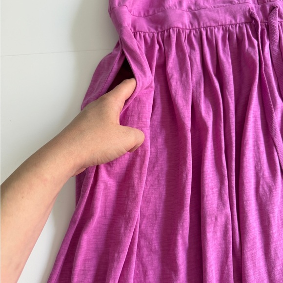 NWT Nation Ltd Brianna Midi  Rosebud Pink Dress Large L Beach Lightweight Casual - Picture 7 of 13